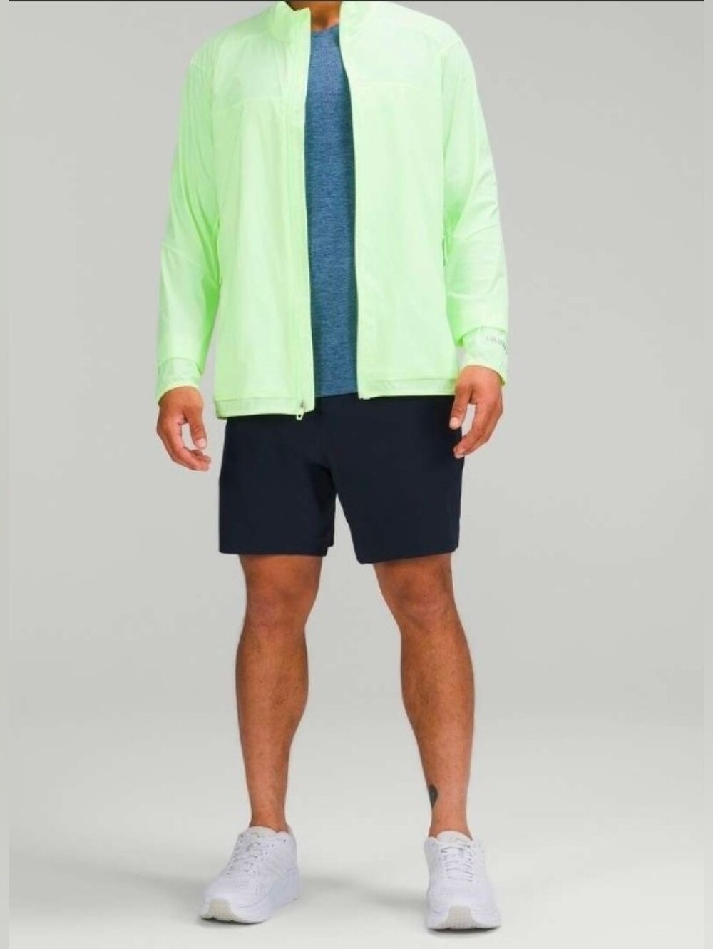 Lululemon Pace Breaker Linerless Short 7" True Navy Size Medium - Picture 3 of 9